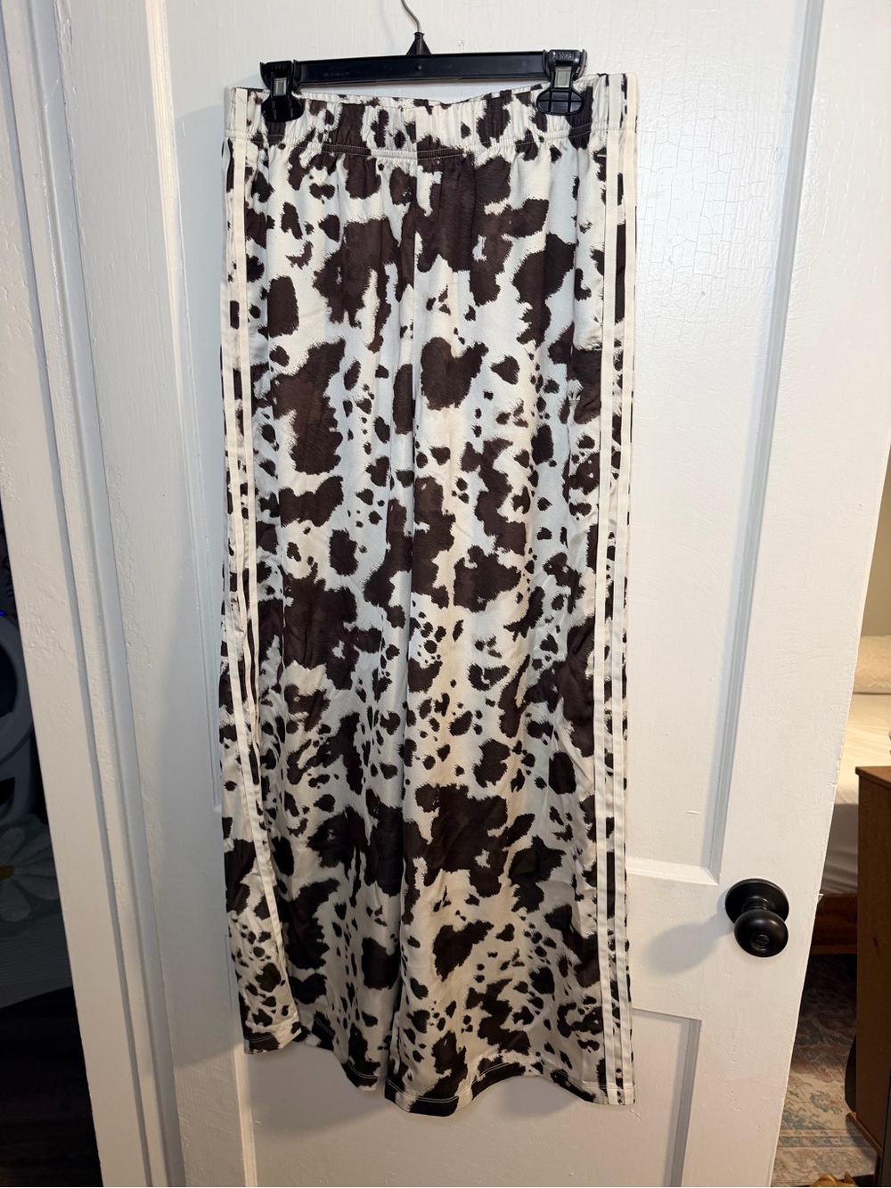 adidas Cow-Print wide leg Track Pants - Picture 4 of 10